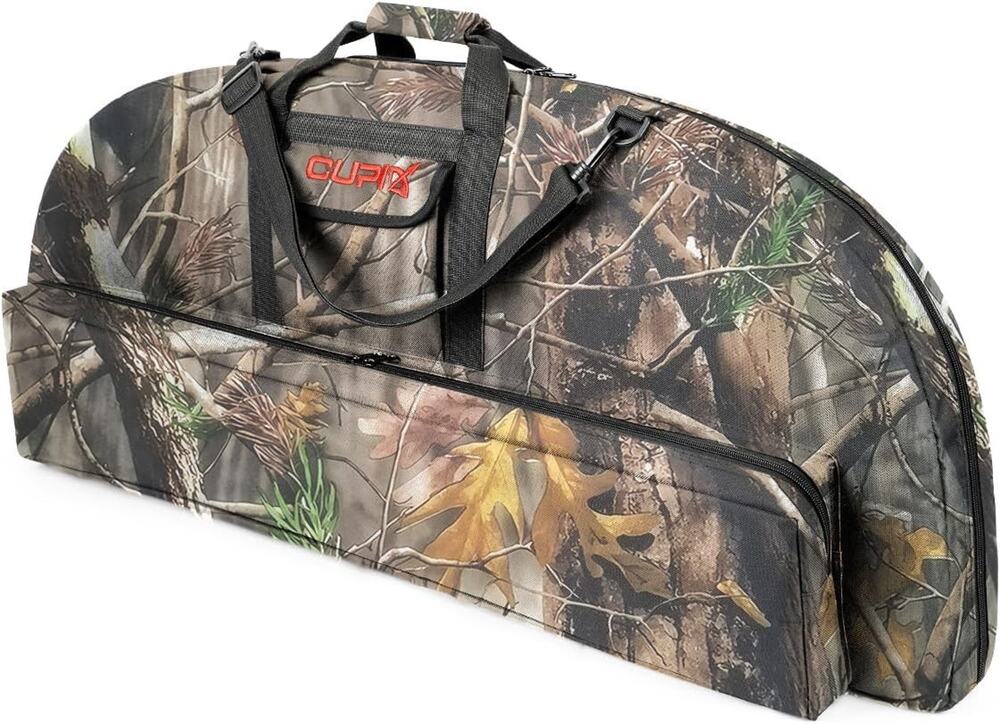 Compound Bow Case Soft Light-Weight Bow Bag with Arrow Pocket and Backpack Strap